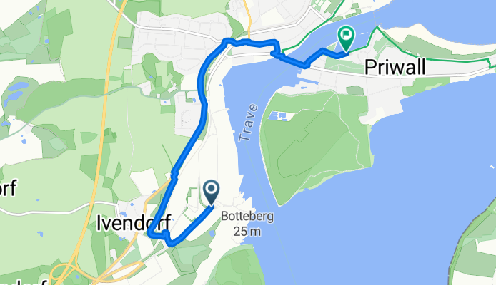 Lübeck nach Priwallpromenade, Lübeck