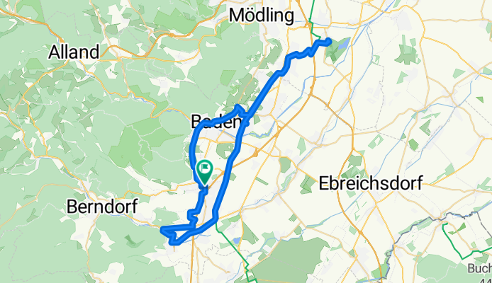 Vöslau-Hirtenberg-Kottingbrunn-Laxenburg-Baden- Vöslau