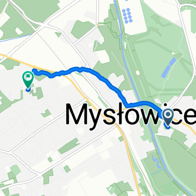 Modrzejów, Sosnowiec do Katowicka, Mysłowice