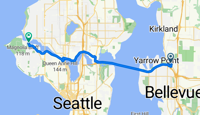 12.1 Miles Ride to Commodore Park