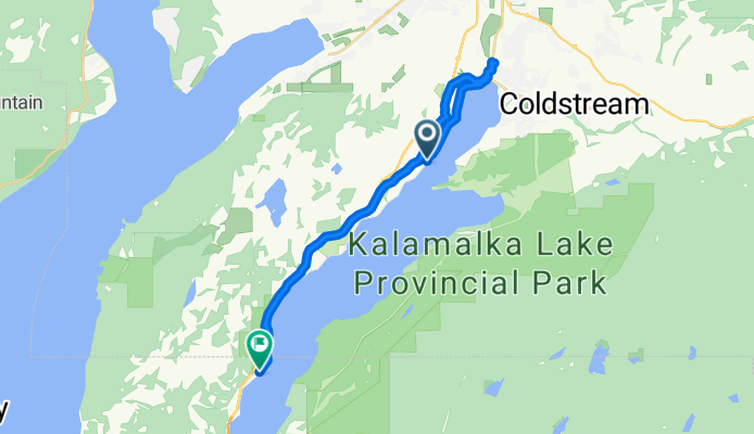 Okanagan Rail Trail, North Okanagan to Crystal Waters Rd, Lake Country