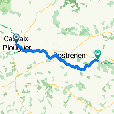 From Carhaix-Plouguer to Gouarec pour dej day 2