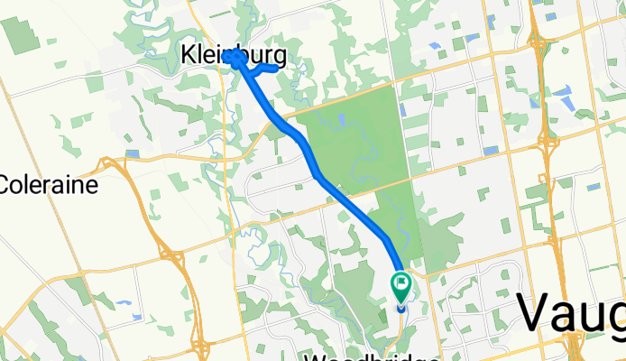 Islington Ave, Vaughan to Islington Ave, Vaughan