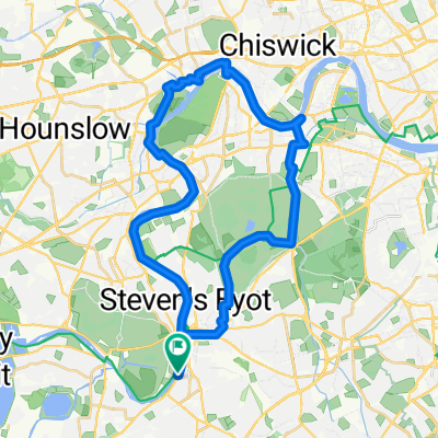 Anglers Reach, Surbiton to Grove Road, Surbiton