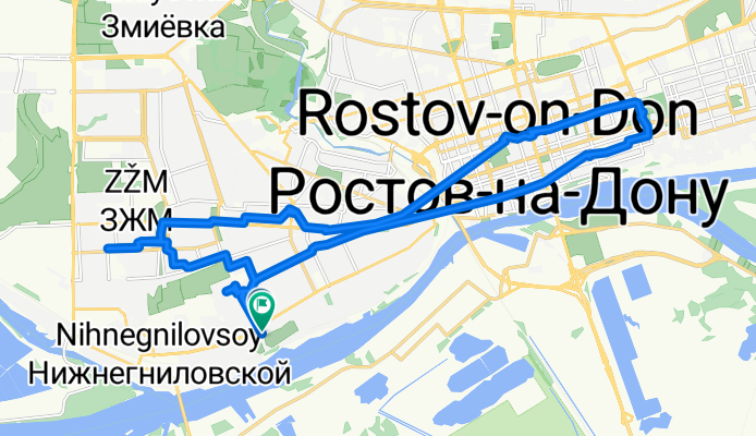 От 2-й Поселковый переулок 1В до 2-й Поселковый переулок 6а