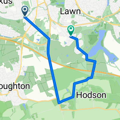 Route in Swindon