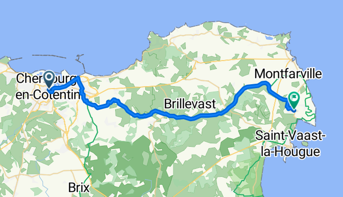 Cherbourg to Réville