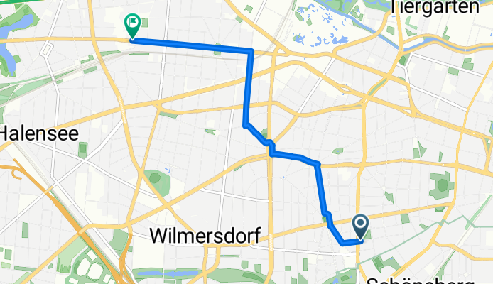 Gothaer Straße nach Wilmersdorfer Straße