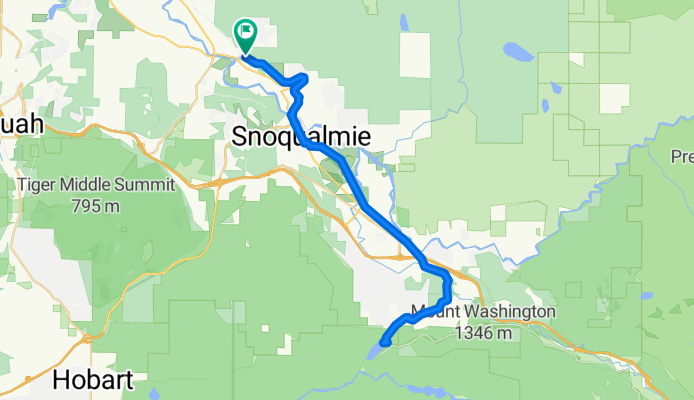 Snoqualmie Valley Trail, Fall City to Rattlesnake Lake, return