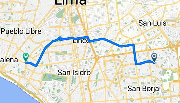 Departamento de Lima a Lima