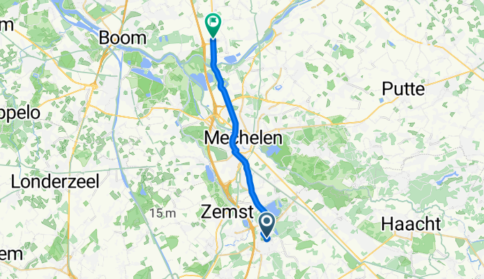 Diependaalstraat, Zemst naar Antwerpsesteenweg, Rumst