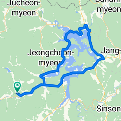 진안군에서 진안군까지