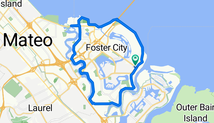 Foster City Blvd, Foster City to Foster City Blvd, Foster City