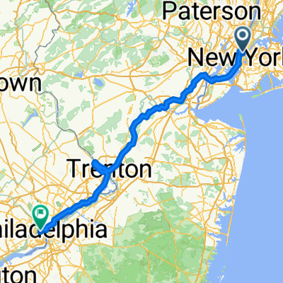 From New York to Philadelphia