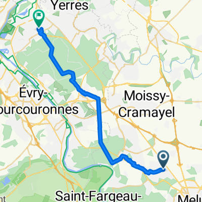 De Rue de l'Étang à Chemin du Dessus du Luet Bis