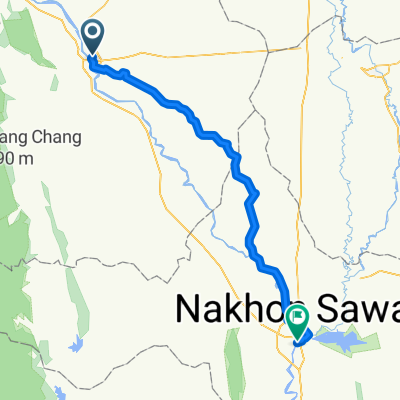 From Amphoe Mueang Kamphaeng Phet to Nakhon Sawan