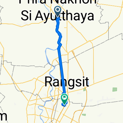 From Amphoe Phra Nakhon Si Ayutthaya to Bangkok