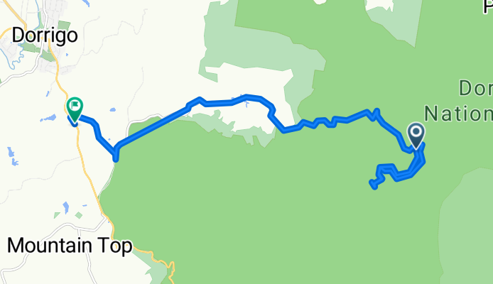 Blackbutt Track to Waterfall Way