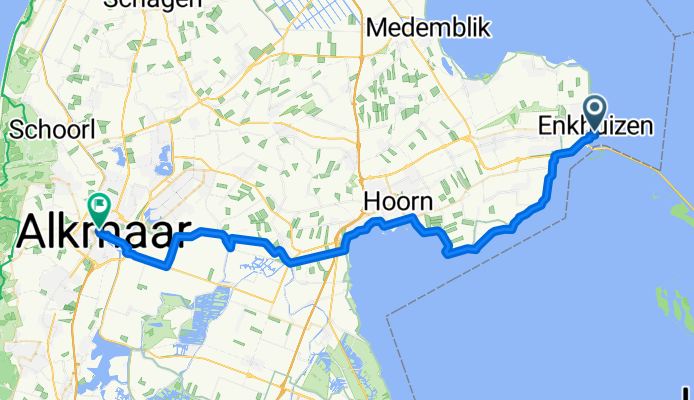 Von Enkhuizen bis Alkmaar