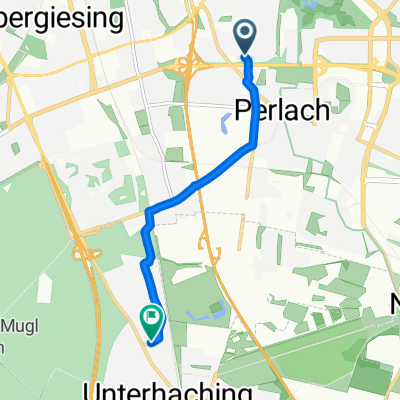Adam-Berg-Straße, München nach Münchner Straße, Unterhaching