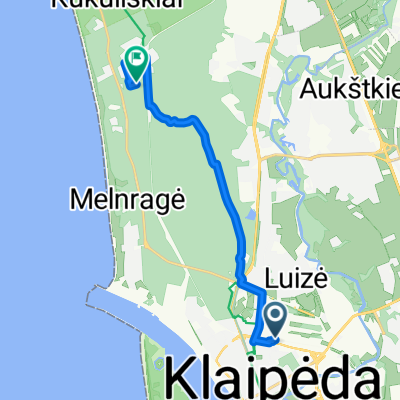 Priestočio gatvė do Šlaito gatvė