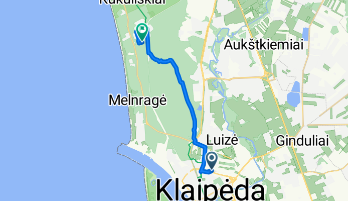 Priestočio gatvė do Šlaito gatvė