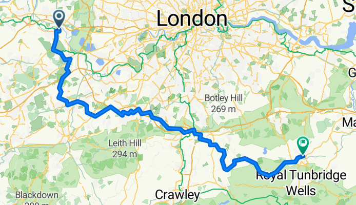 From Windsor to Tonbridge
