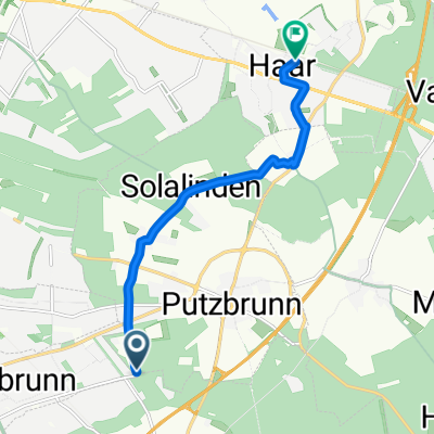 Ottobrunn nach Bahnhofplatz, Haar