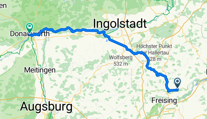 Von Haag an der Amper bis Donauwörth