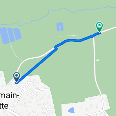 De Rue du Stade à Chemin du Moulin