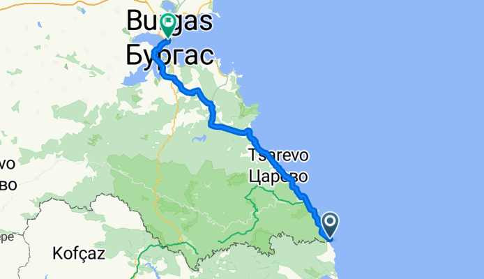 From Tsarevo to Burgas