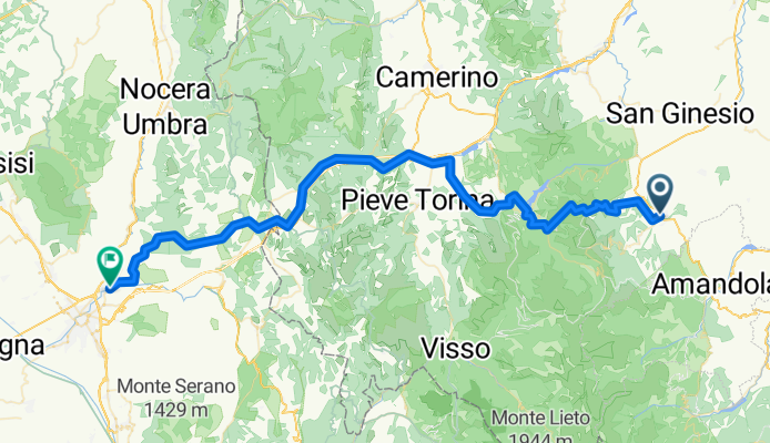 Sarnano - Foligno