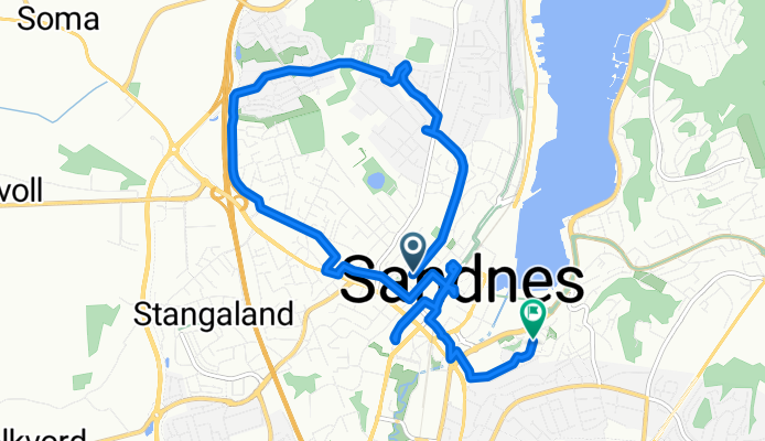 Solaveien, Sandnes to Gravarstunet, Sandnes