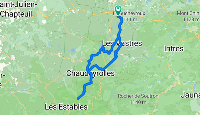 Route de la Détourbe, Mazet-Saint-Voy à Route de la Détourbe, Mazet-Saint-Voy