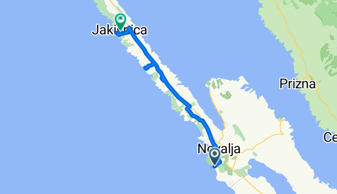 Neimenovana Cesta nach Jakišnica