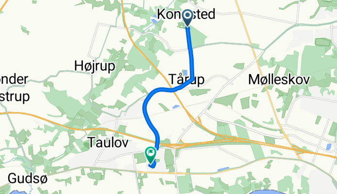 Kongsted Engvej, Fredericia to Finsensvej, Fredericia