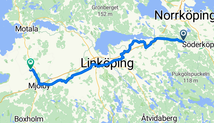 Söderköping - Mjölby