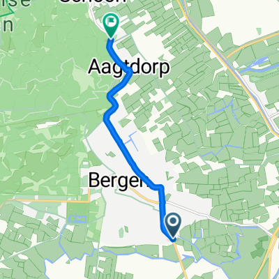 Bergerweg, Bergen (NH) naar Duinweg, Schoorl