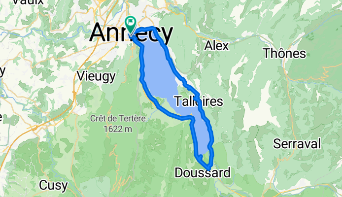 Route in Annecy