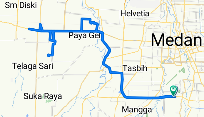 Route from GMRC+CJ2