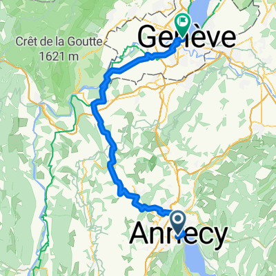 Von Annecy bis Genf