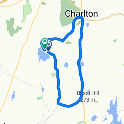Prindle Hill Rd, Charlton to Prindle Hill Rd, Charlton