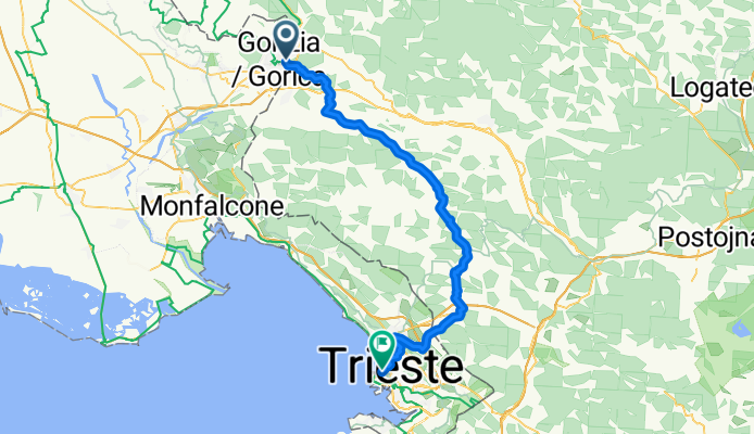 3. Gorizia-Trieste on GPSies.com