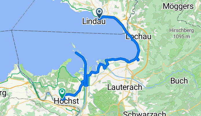 Auf dem Wall, Lindau to Landstraße, Höchst