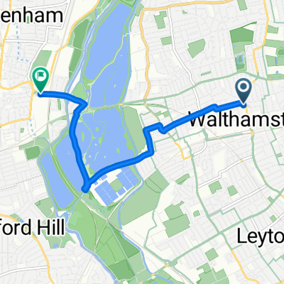 Eastfield Road, London to Tottenham Hale Retail Park, London