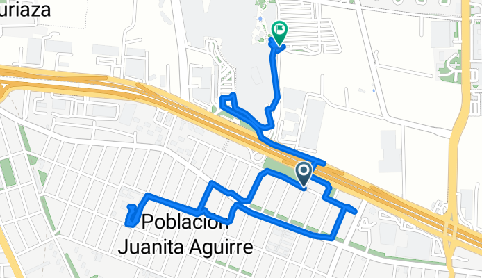 De Pasaje Barcelona a Avenida Américo Vespucio