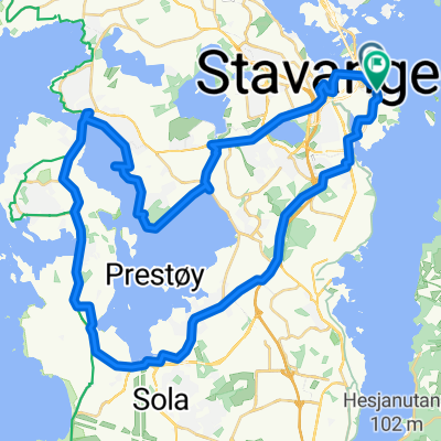 Ryfylkegata, Stavanger do Lervigsveien, Stavanger