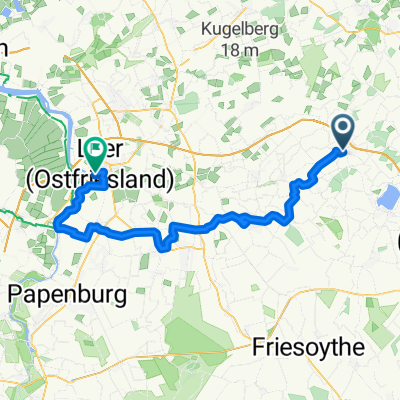 Von Westerstede bis Leer (Ostfriesland)
