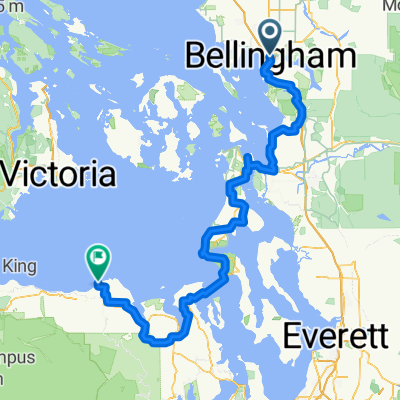 Kearney St, Bellingham to Voice of America Rd, Sequim