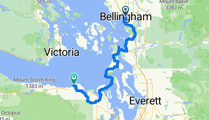 Kearney St, Bellingham to Voice of America Rd, Sequim